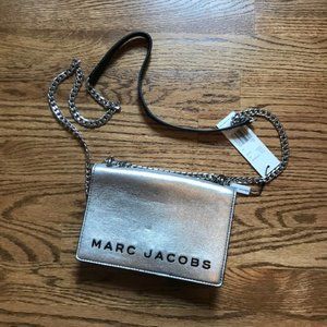 Marc Jacobs silver/leather shoulder bag